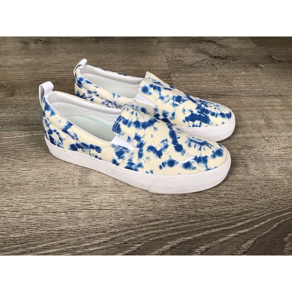 Puma Women's Bari Size 8 Slip On Shoes Shibori Canvas Sneakers 385417-01